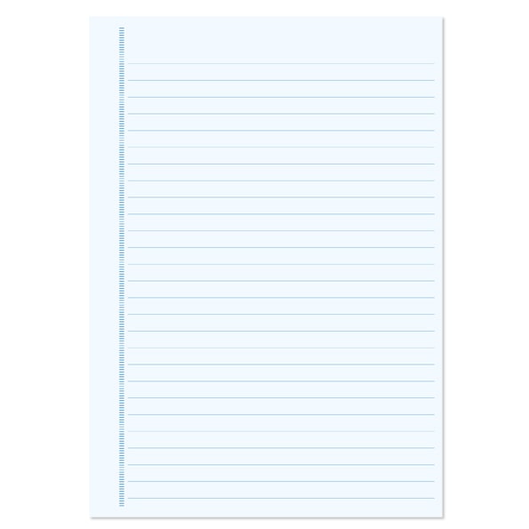 Schrift A5 lijn binnenkant