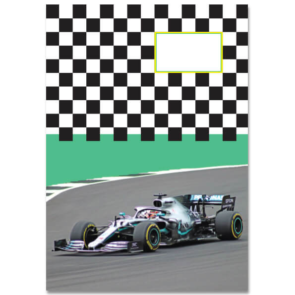 A5 Schrift Formule 1 Mercedes, gelinieerd