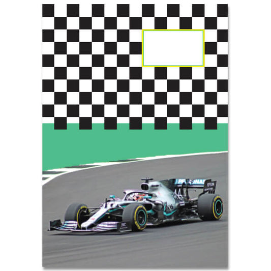 A5 Schrift Formule 1 Mercedes, gelinieerd