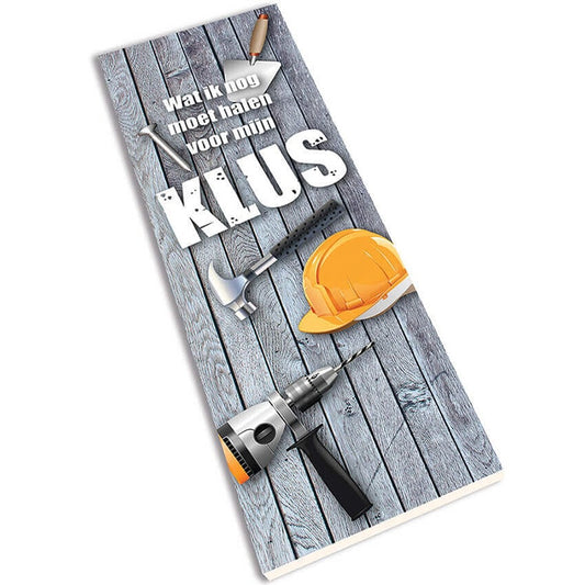 To DO blok Klussen, voor de klussers onder ons