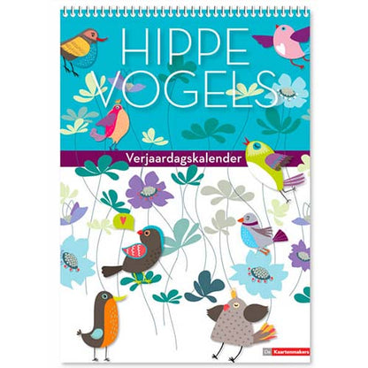 Verjaardagskalender A4 vogels