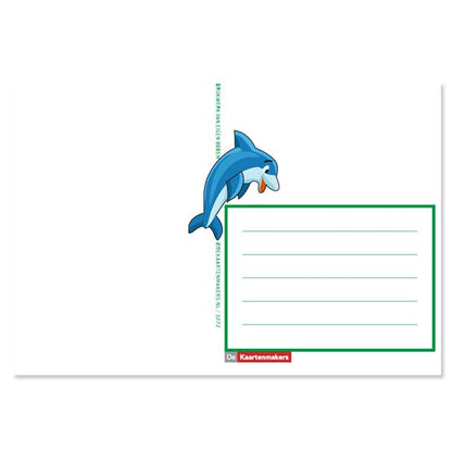Verjaardagskaarten kin zeedieren