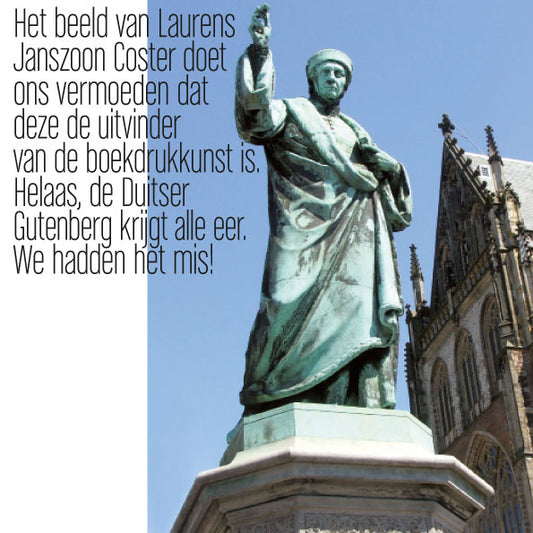 Wenskaart Haarlem Laurens Janszoon Coster