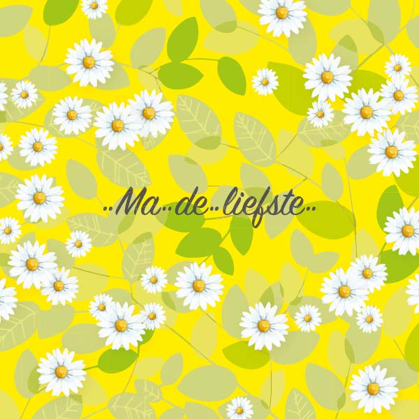 Moederdagkaartjes Madeliefjes, Ma de liefste