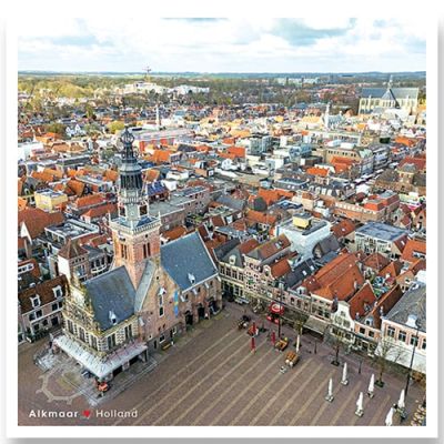 Ansichtkaart Alkmaar Kooltuin