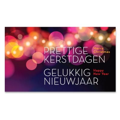 Geld cadeau envelop voor tijdens de feestdagen; kleurrijke, warm en feestelijk.
