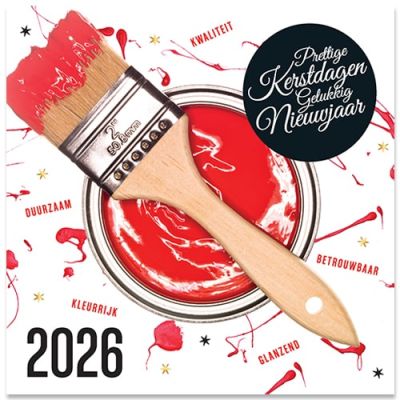 kerstkaart 2023 Schilder, Schildersbedrijf